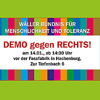 Das „Wäller Bündnis" lädt ein zur DEMO gegen RECHTS